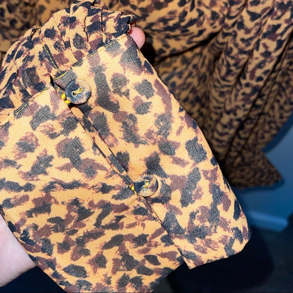 C/MEO Collective Apparent Long Sleeve Leopard Dress - Picture 5 of 6